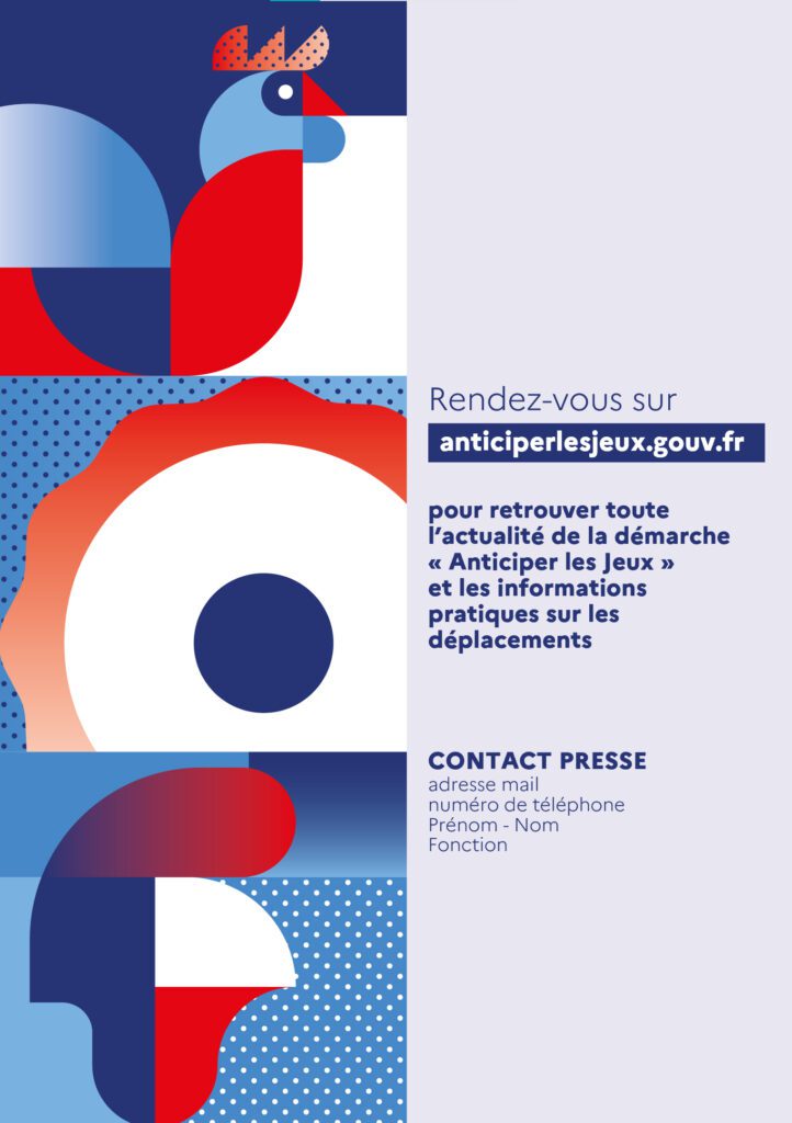 Page de conclusion du dossier de presse pour les JO